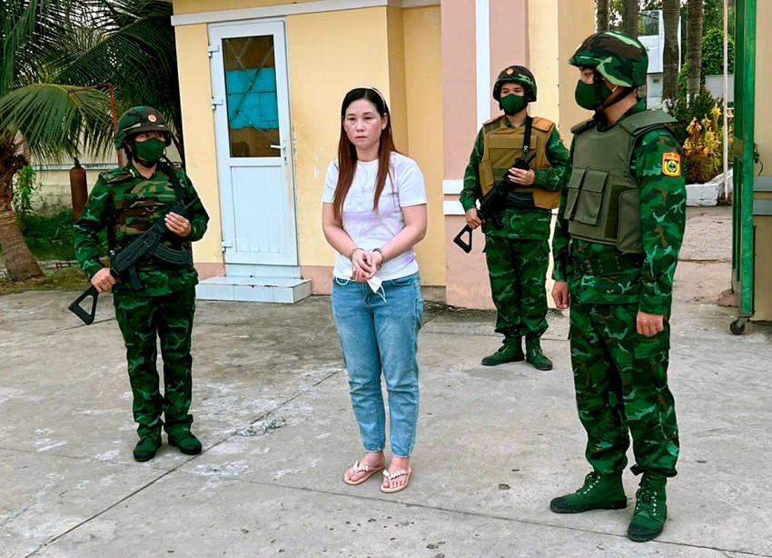 Đối tượng Phan Ngọc Yến có hành vi xuất cảnh trái phép sang Campuchia. Ảnh: Luận Quân Phương