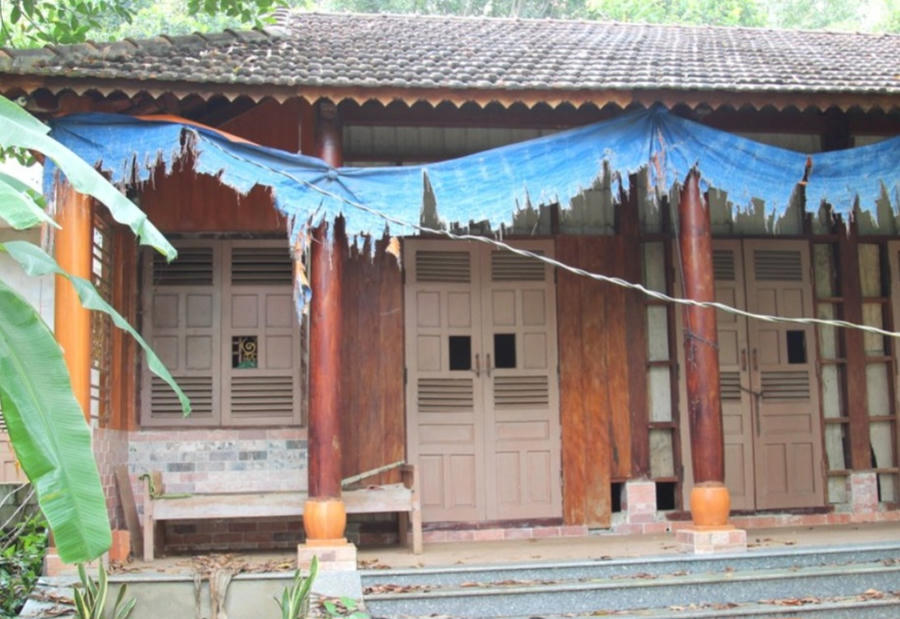Căn nhà là một phần nhỏ trong công trình trái phép của ông Tân
