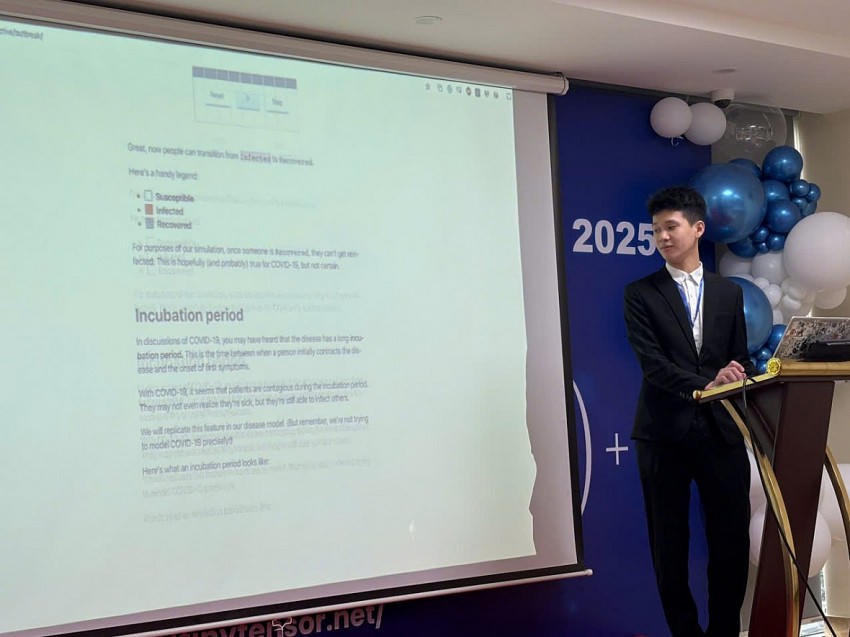 Bạn Bùi Trung Kiên (học sinh Trường Holy Trinity High School, Chicago, Mỹ) -Trưởng dự án Tiny Tensor 2025