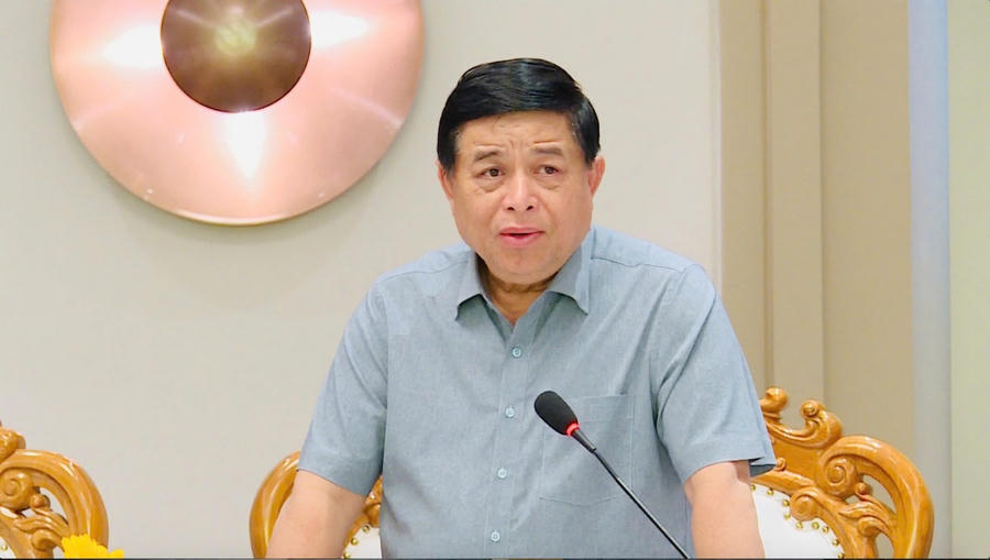 Phó Thủ tướng Nguyễn Chí Dũng phát biểu tại buổi làm việc