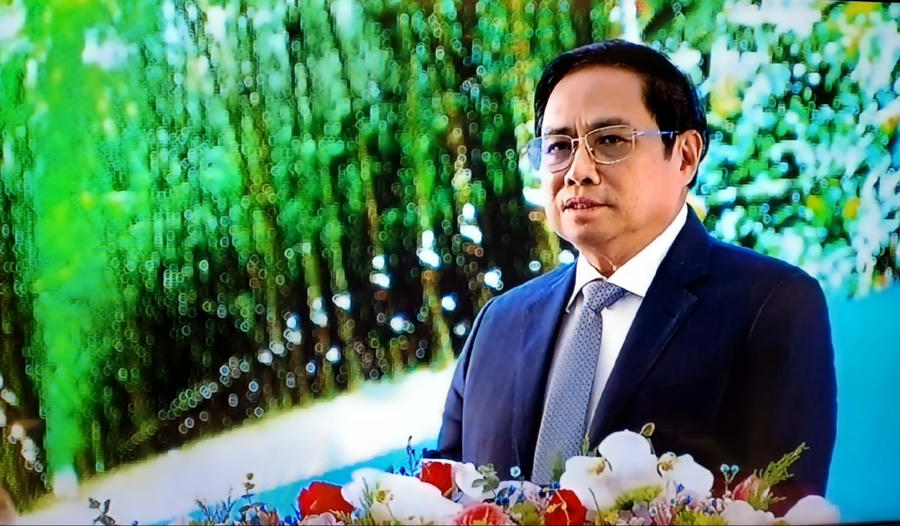 Thủ tướng Chính phủ Phạm Minh Chính phát biểu chỉ đạo tại hội nghị.