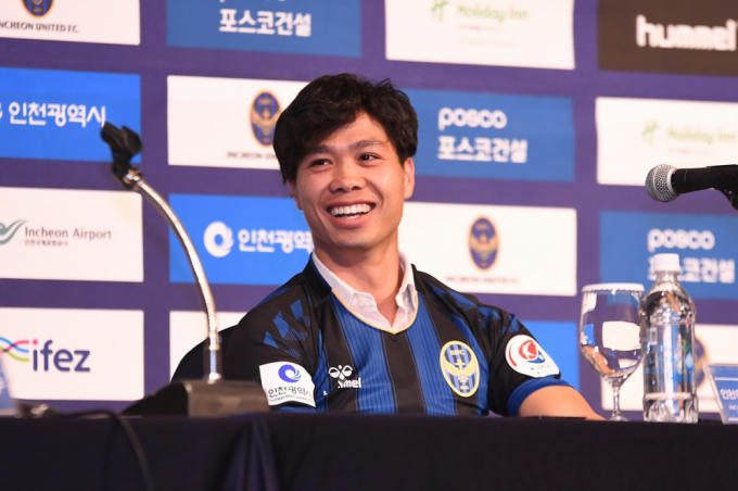 Công Phượng ra mắt Incheon United.