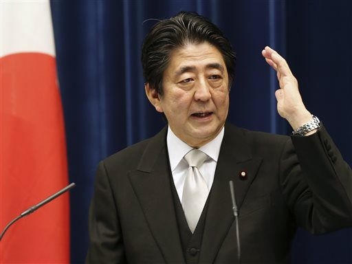 Thủ tướng Nhật Shinzo Abe. (Ảnh: AP)