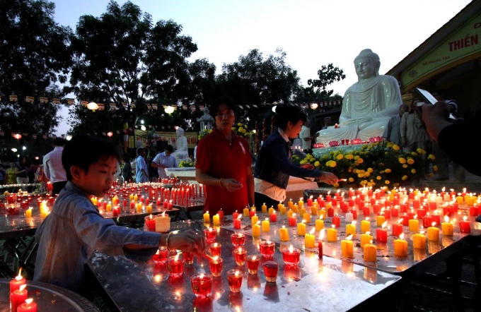 Lễ hội c&uacute;ng đ&egrave;n thiền viện Phước Sơn tổ chức một năm 4 lần.