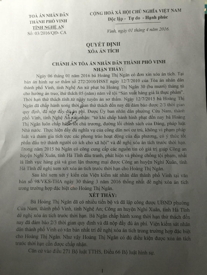 Mẹ đ&atilde; được x&oacute;a &aacute;n t&iacute;ch con vẫn bị từ chối nộp hồ sơ v&agrave;o ng&agrave;nh c&ocirc;ng an