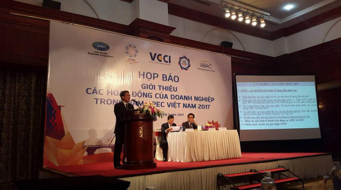 ông Nguyễn Minh Vũ - Phó Trưởng Ban thường trực, Ban thư kí APEC Việt Nam 2017.