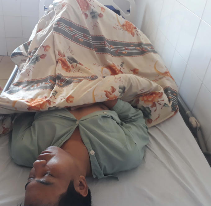 Anh Chính đang được điều trị.