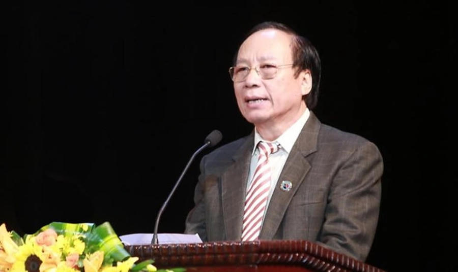 NSND Lê Tiến Thọ - nguyên Thứ trưởng Bộ VH-TT&amp;amp;DL, nguyên Chủ tịch Hội Nghệ sĩ sân khấu Việt Nam (Ảnh: Ban Tổ chức).