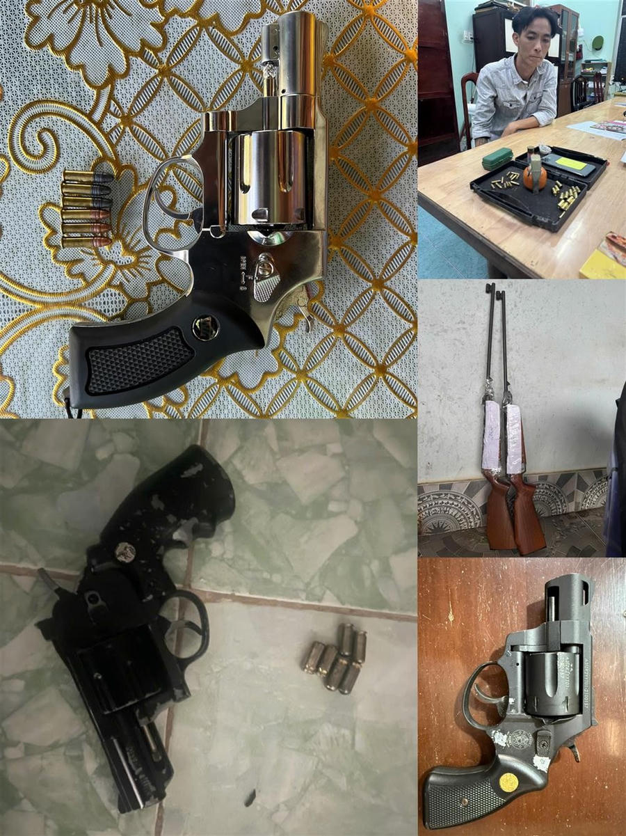 Tang vật trong vụ án. Ảnh: Bộ Công an