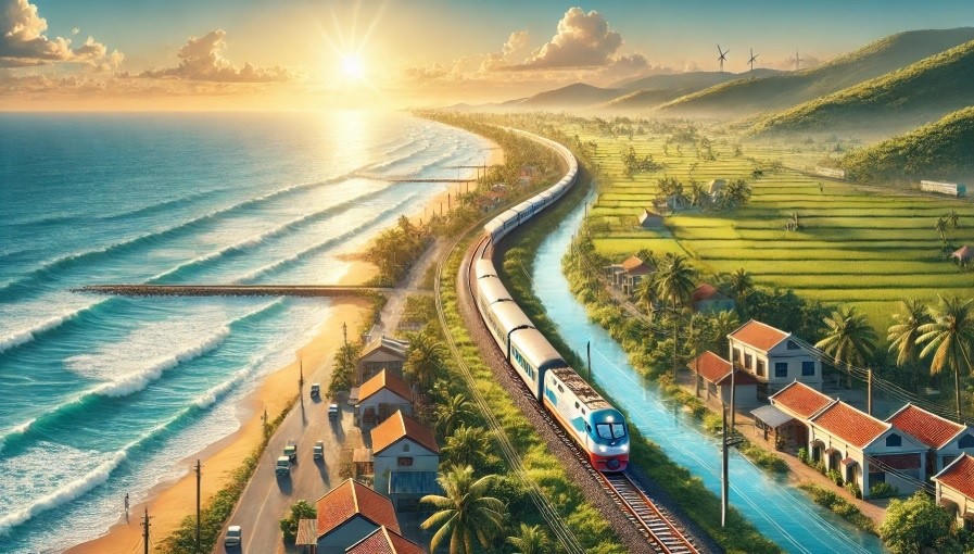 Tuyến đường sắt ven biển Nam Định- Thái Bình- Hải Phòng có lộ trình đầu tư sau năm 2030