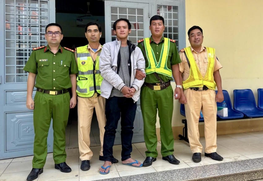 Sú Quốc Nguyên đã bị CSGT phát hiện là kẻ trộm xe máy còn dương tính với ma tuý.