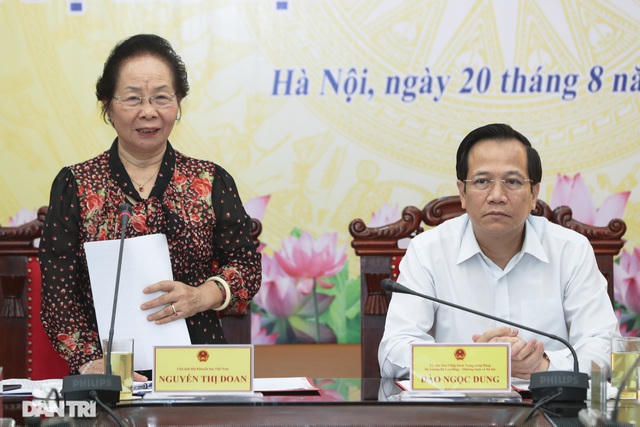 Nguyên Phó Chủ tịch nước Nguyễn Thị Doan - Chủ tịch Hội Khuyến học Việt Nam: “Về Bộ Lao động - Thương binh và Xã hội là điều kiện cho tờ báo phát triển hơn nữa