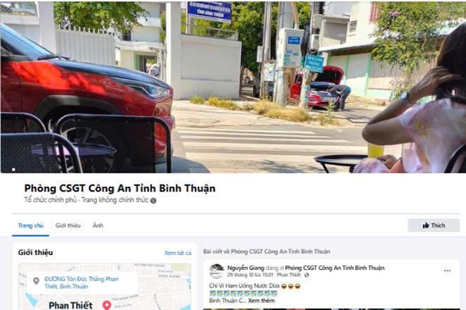 Trang giả mạo.