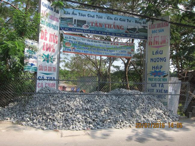 Doanh Nghiệp Kim Loan bị chính quyền tổ chức "cưỡng chế" trái luật.