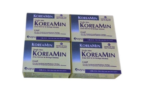 Lô dung dịch thuốc tiêm Koreamin bị đình chỉ lưu hành vì không đạt tiêu chuẩn chất lượng