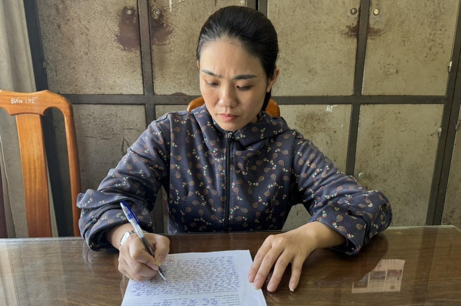 Đối tượng Đoàn Thị Tuyết. (Ảnh: Công an Quảng Bình)