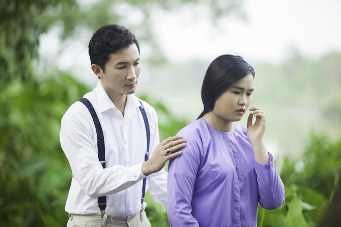 Chí Dũng cùng với Evelyn Đoan Trinh.