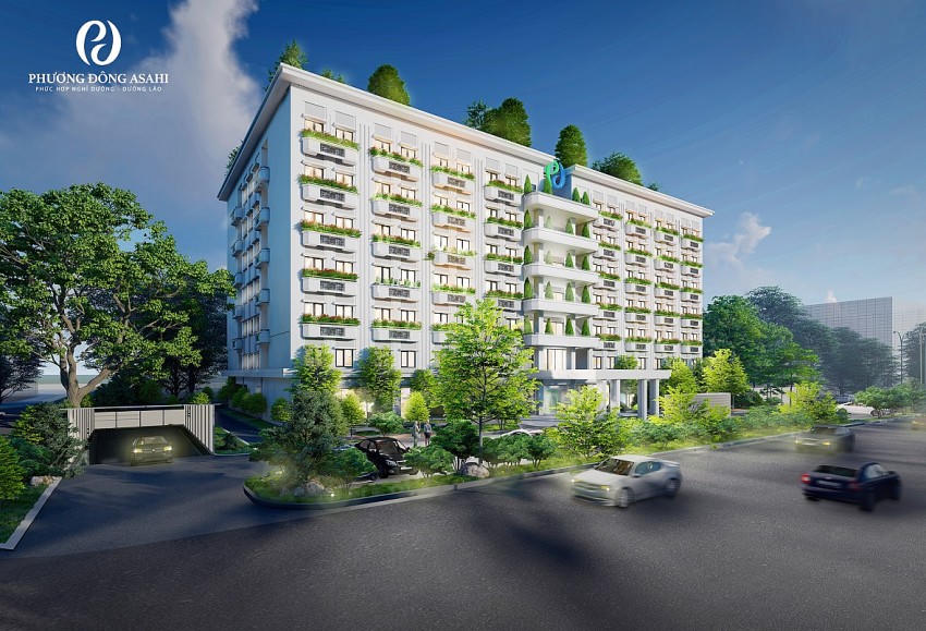 Phối cảnh dự án Phức hợp Nghỉ dưỡng - Dưỡng lão Phương Đông Asahi 