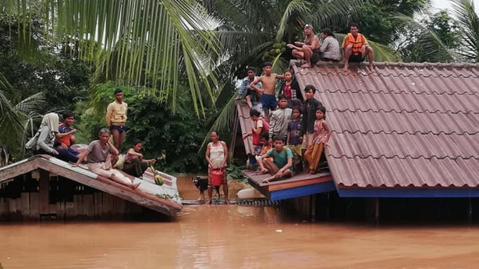 Vụ vỡ đập Thủy điện ở Lào gây chấn động khu vực.