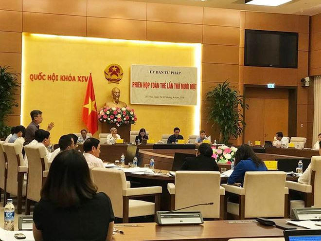 Phiên họp của Uỷ ban Tư pháp.