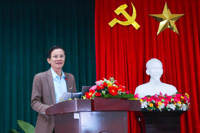 Giám đốc Sở Nội vụ kiêm Phó Trưởng Ban Tổ chức Tỉnh ủy Quảng Nam - ông Nguyễn Hữu Sáng. Ảnh: Sở Nội vụ Quảng Nam.