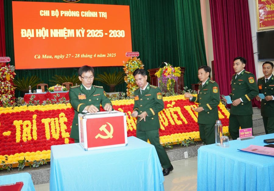 Đại hội bầu Cấp ủy Chi bộ Phòng Chính trị nhiệm kỳ 2025 – 2030.