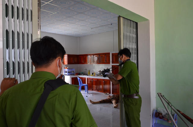 Hiện trường xảy ra vụ việc. (Ảnh: báo Công an nhân dân)