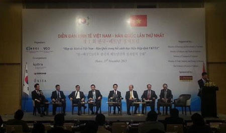 Diễn đàn kinh tế Việt Nam - Hàn Quốc lần thứ nhất (Ảnh: Hồng Ân)