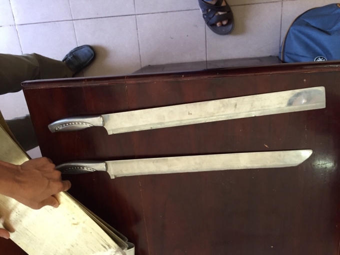 Hung khí các đối tượng sử dụng