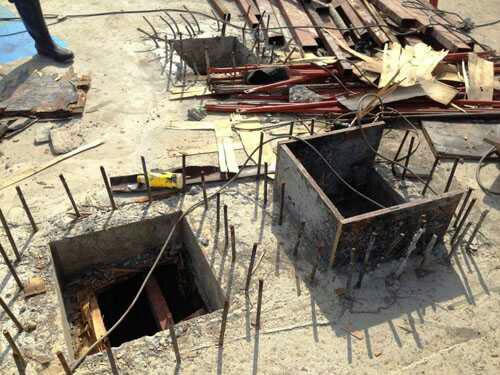 Hầm nước nơi xảy ra vụ ngạt khí.