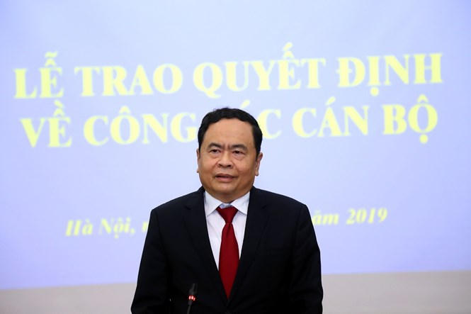 Bổ nhiệm &ocirc;ng Vũ Văn Tiến giữ chức Trưởng Ban Tuy&ecirc;n gi&aacute;o UBTƯ MTTQ Việt Nam