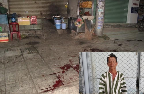 Kẻ cuồng ghen Huỳnh Đại Thắng v&agrave; hiện trường vụ s&aacute;t hại 2 người.