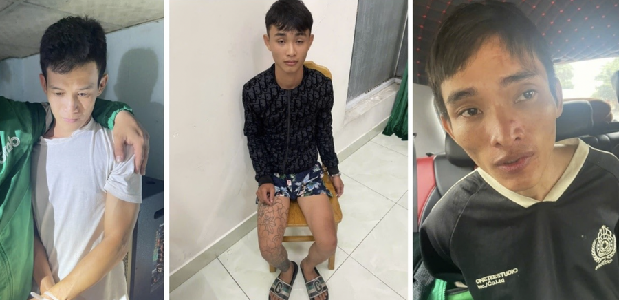 Các đối tượng trộm tượng đồng.