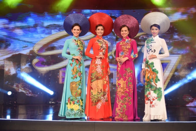 NTK Tuấn Hải là người đầu tiên đưa hình chú khỉ lên áo dài