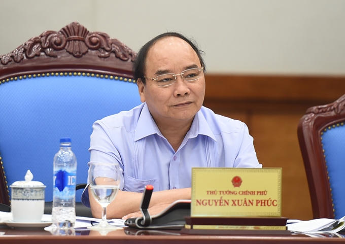 Thủ tướng chỉ đạo Hội nghị trực tuyến toàn quốc về bảo vệ môi trường. Ảnh: VGP/Quang Hiếu