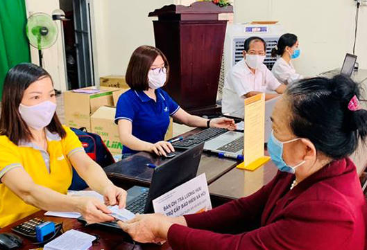 Chi trả lương hưu tháng 7 và 8 cùng một lần