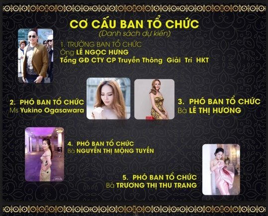 Cơ cấu ban tổ chức cuộc thi dự kiến có ông Lê Ngọc Hưng làm trưởng ban.