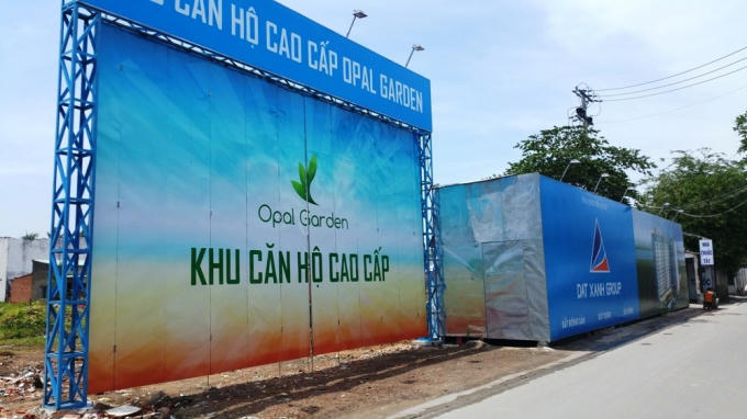 Cơ quan chức năng đã ra quyêt định đình chỉ thi công đối với dự án Opal Garden