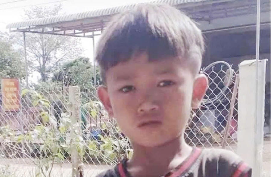 Cháu Đinh Văn Lộc (Ảnh: Gia đình cung cấp).