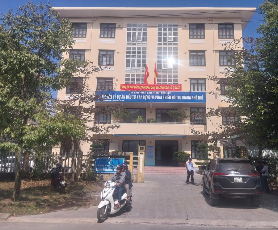 Ban quản lý dự án đầu tư xây dựng và phát triển đô thị TP. Huế đang xác minh, làm rõ việc đấu thầu dự án trên