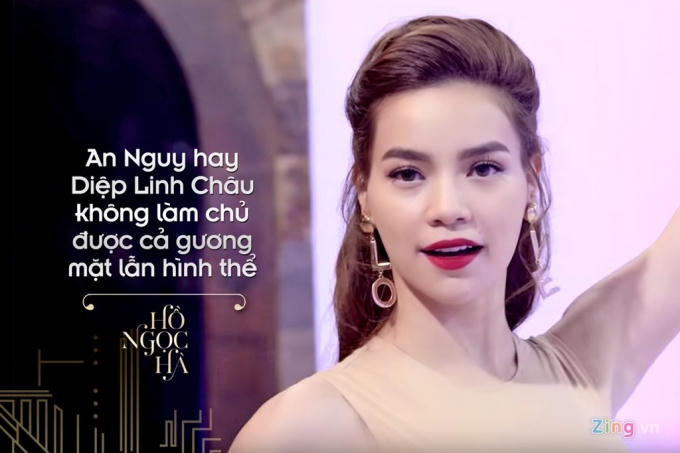 The Face là chương trình 3 huấn luyện viên trực tiếp đối đầu với nhau, do đó họ không ngần ngại đưa ra những đánh giá về thí sinh của nhau. Trong phần thi chụp quảng cáo, Hồ Ngọc Hà chê học trò Phạm Hương làm hỏng cả phần tạo dáng lẫn biểu cảm trên gương mặt.