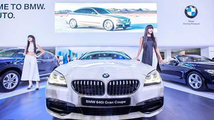 Một gian hàng triển lãm của BMW Euro Auto. Nguồn: Internet