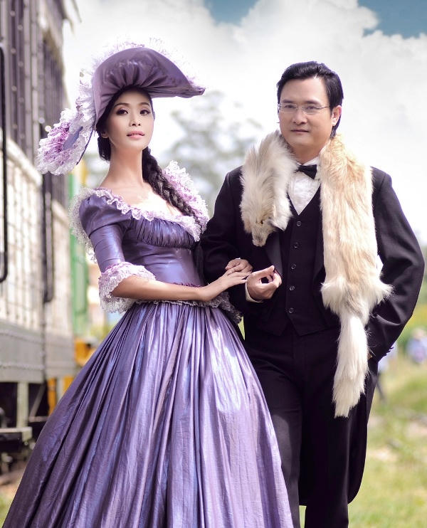 Nhất Huy và Kiều Như lãng mạn bên nhau.