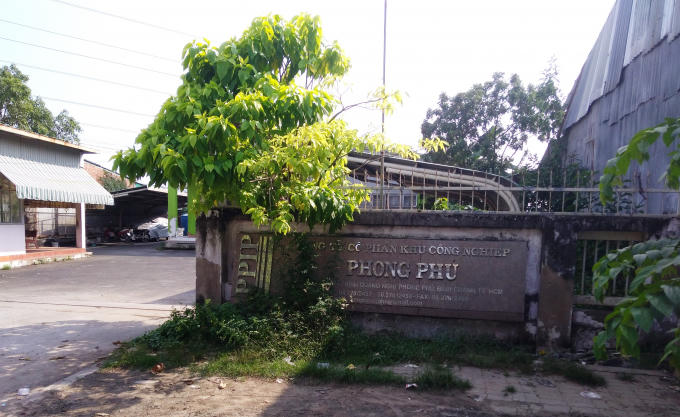 Dự án Khu công nghiệp Phong Phú thuộc xã Phong Phú, huyện Bình Chánh, TP HCM