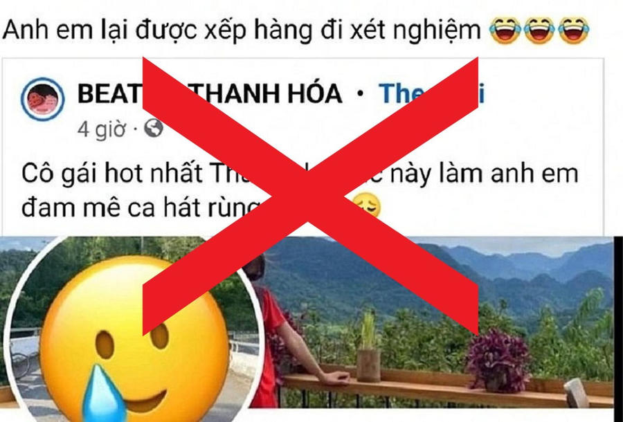 Thông tin liên quan đến vụ việc được lan truyền trên mạng xã hội là không đúng sự thật