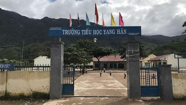 Trường Tiểu học Yang Hăn nơi bà Sơn làm hiệu trưởng.