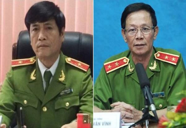 Ông Phan Văn Vĩnh (phải) và ông Nguyễn Thanh Hóa bị đề nghị truy tố tội “Lợi dụng chức vụ quyền hạn trong khi thi hành công vụ”.