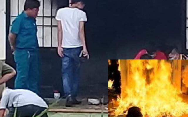 Nghịch tử ngáo đá tẩm xăng thiêu sống mẹ đẻ tại nhà riêng