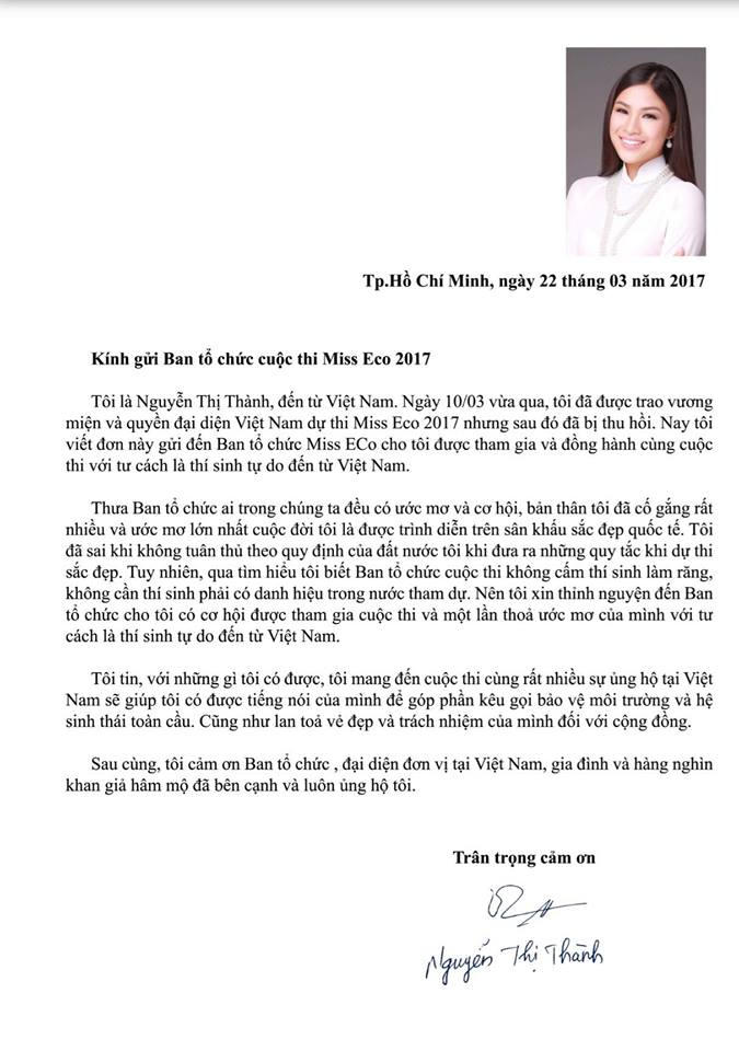 Nguyễn Thị Thành lần đầu lên tiếng khi bị tố thi “chui”, trốn lệnh triệu tập