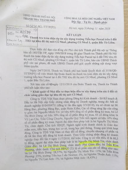 Thanh tra TP Hà Nội kết luận hàng loạt sai phạm của Trường Newton. Tuy nhiên đến thời điểm này những sai phạm vẫn chưa được xử lý.